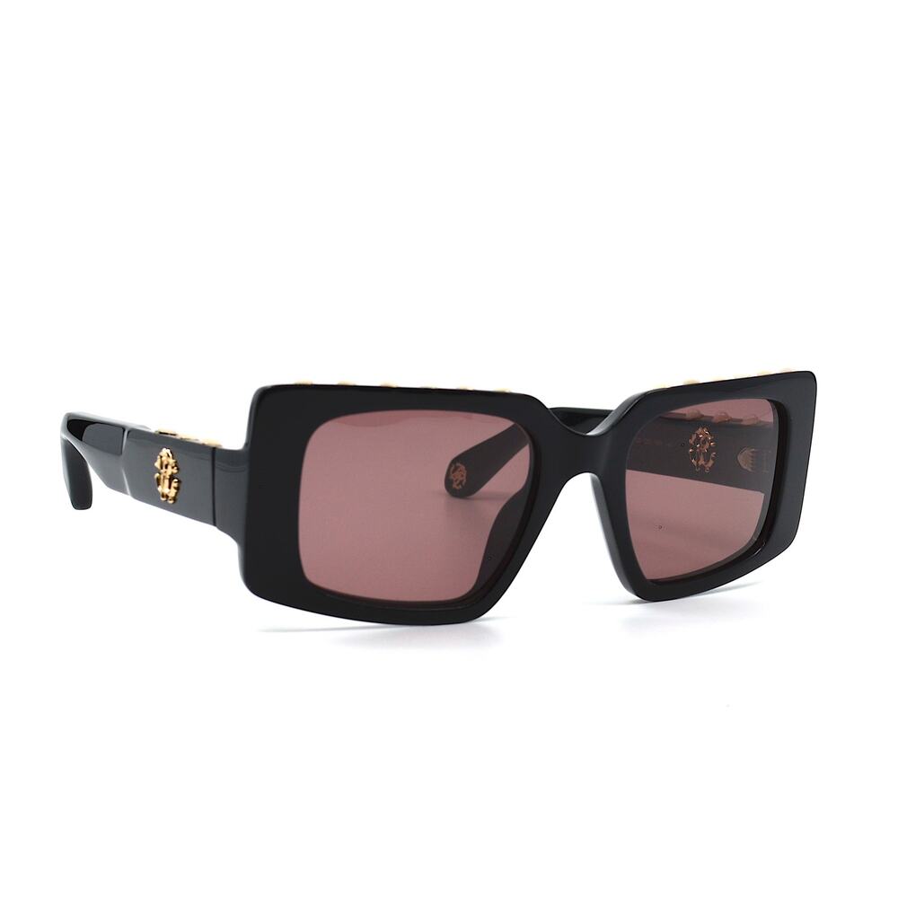 ROBERTO CAVALLI SRC039S BLACK PURPLE AUTHENTIC SUNGLASSES - Picture 2 of 14